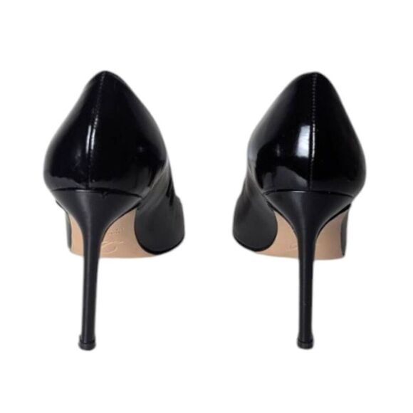 DELMAN Hazel Black Patent Leather High Heel Pumps Size 5 - Picture 4 of 6